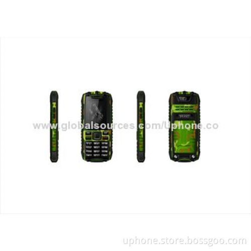 Waterproof phone with 2.0", 64MB+64MB, 0.3MP, big battery, outdoor phone